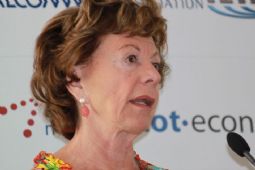 Commissioner Kroes delivering her keynote presentation 