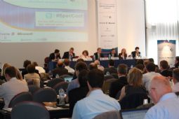 Panellists discussing the digital dividend 