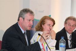 Mike Byrne (RSPG), Catherine Trautmann MEP and Bernard Pauchon (DigiTAG) 