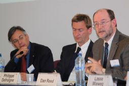 Panellists speaking during the final session on day 2 