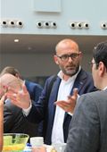 Delegates networking during the afternoon coffee break 